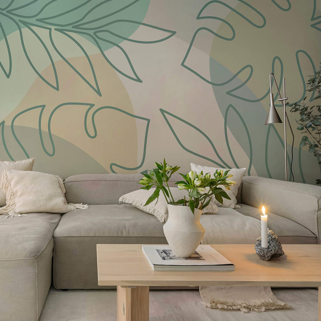 Linii verzi pe pastel — interior 2