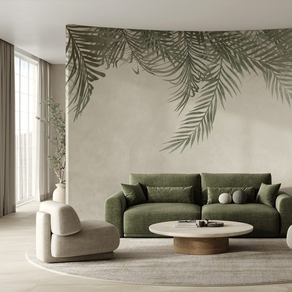 Palmieri atârnând de sus — interior 2
