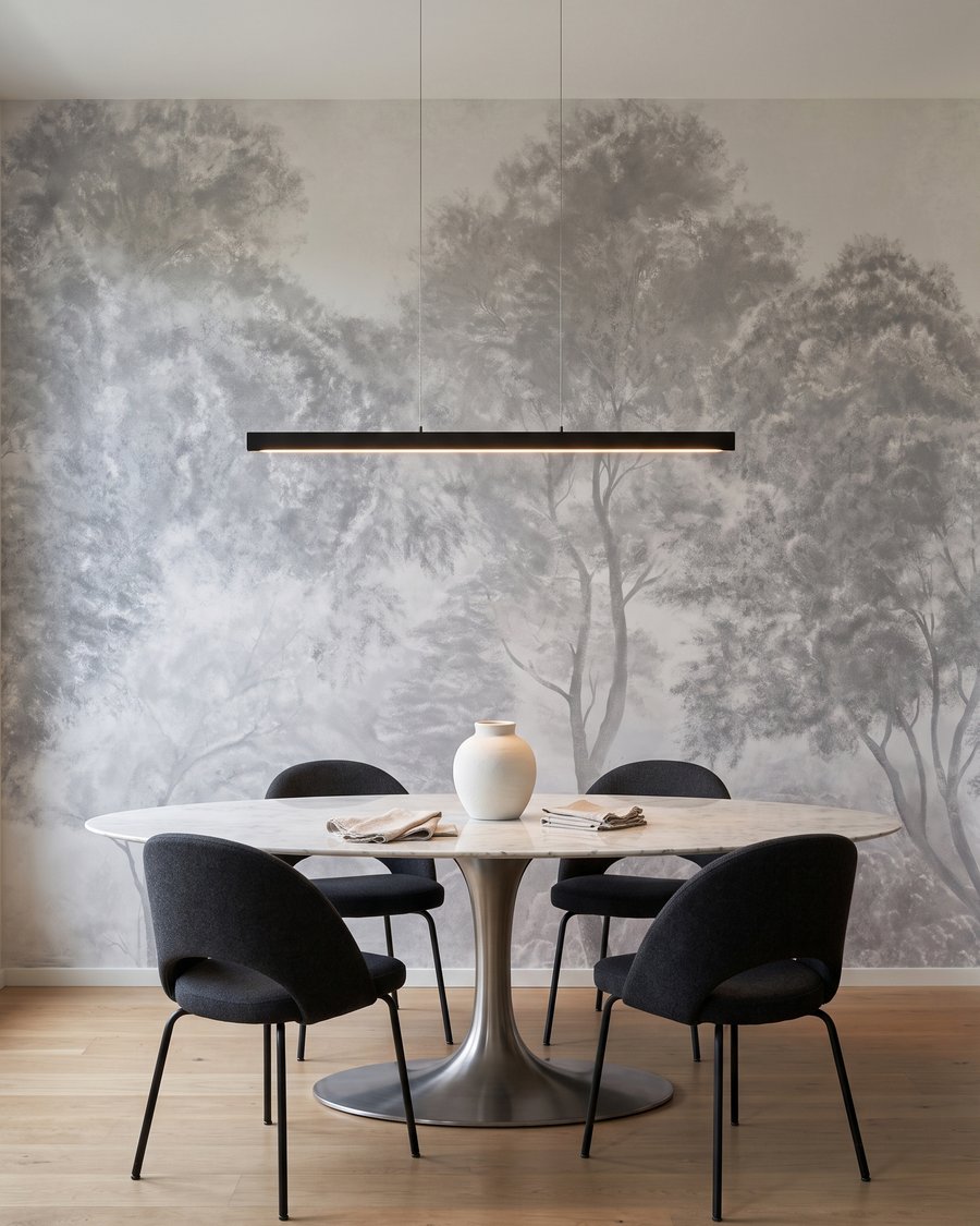 Pădure gri în ceață — interior 6