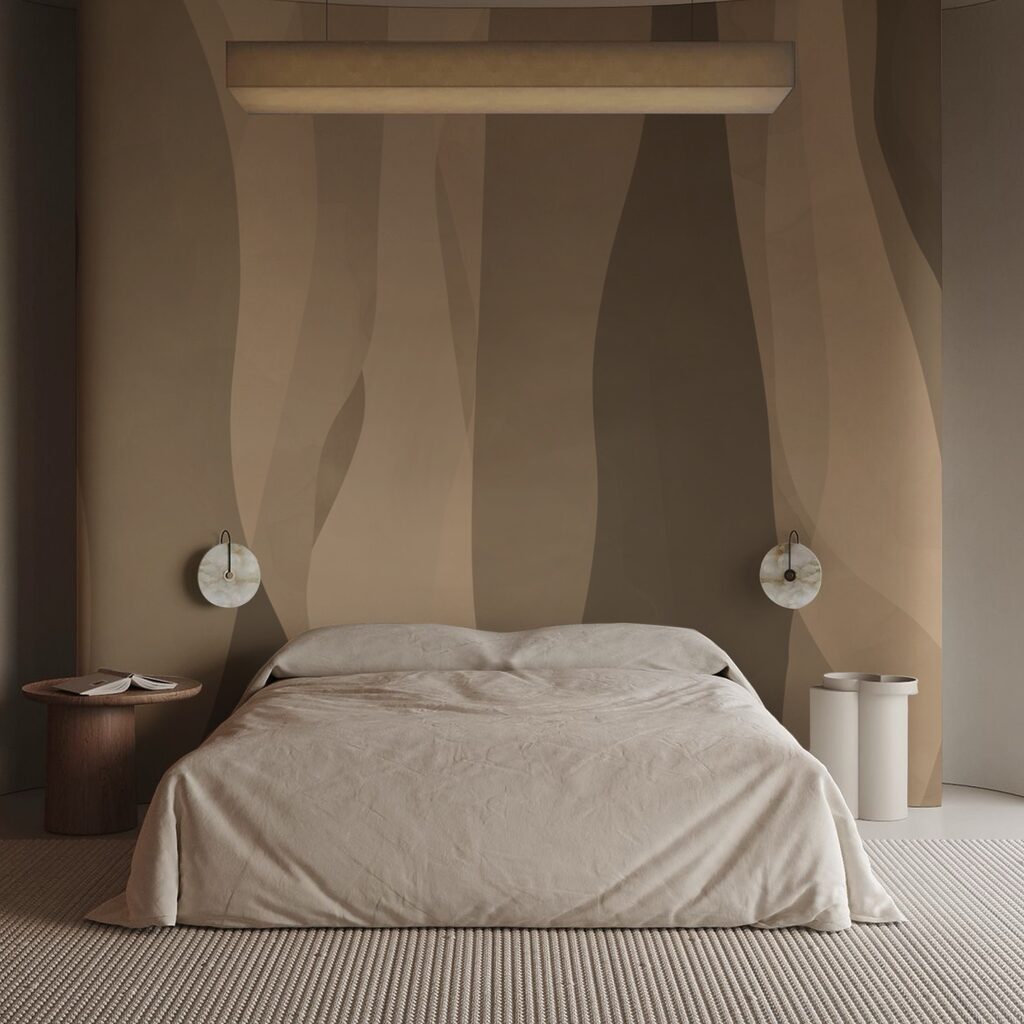 Nuanțe pământii în fâșii — interior 1