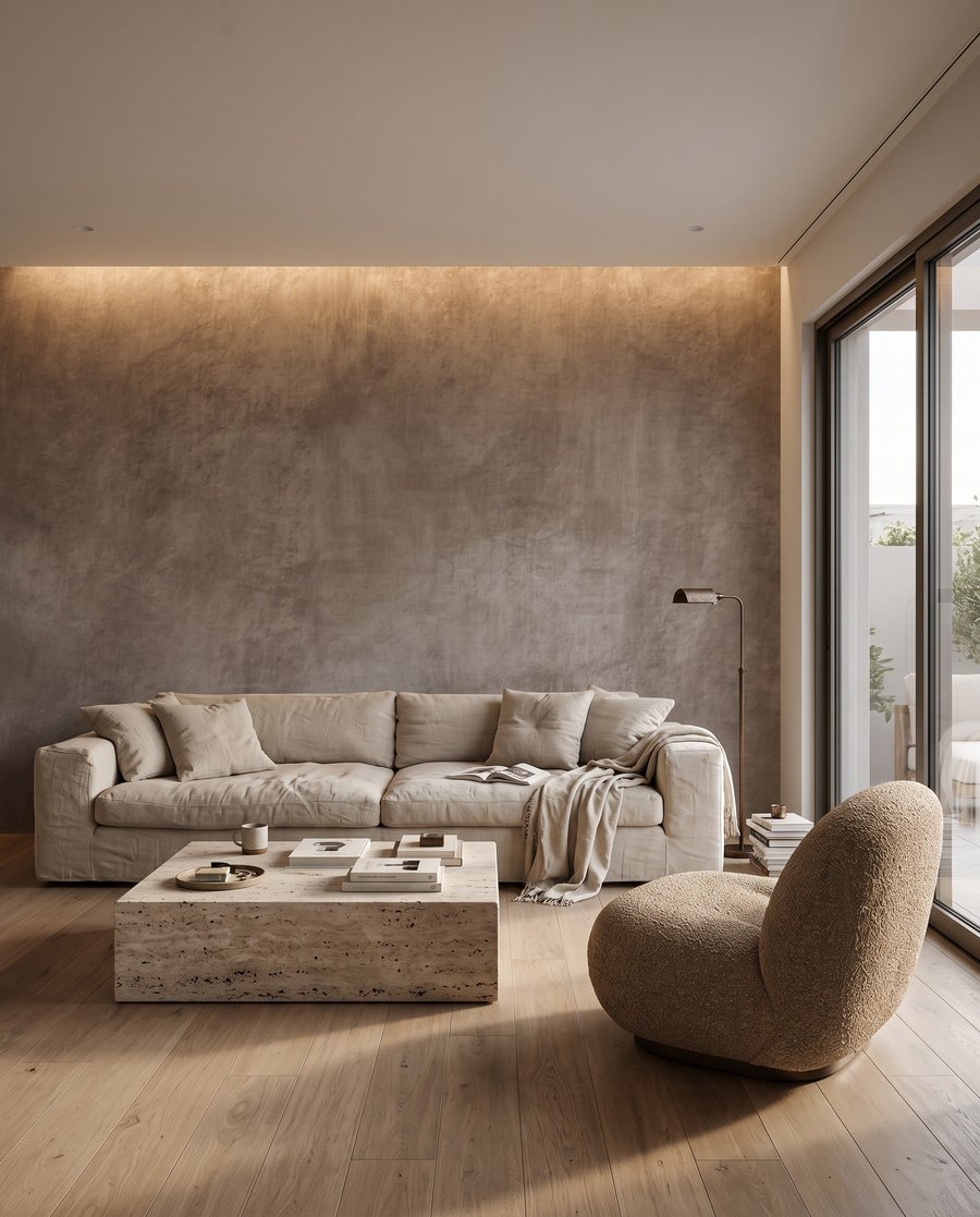 Urme blânde pe suprafață — interior 1