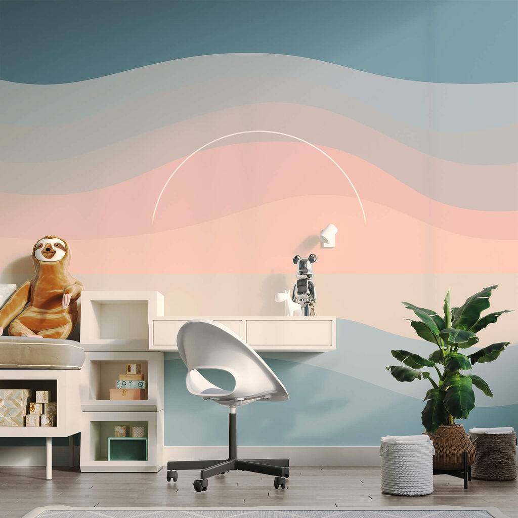 Soare peste benzi pastelate — interior 2