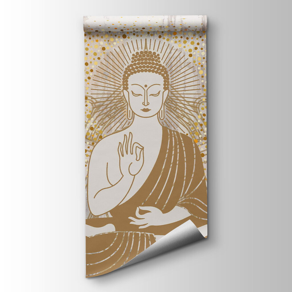 Buddha în linii aurii — vizualizare produs