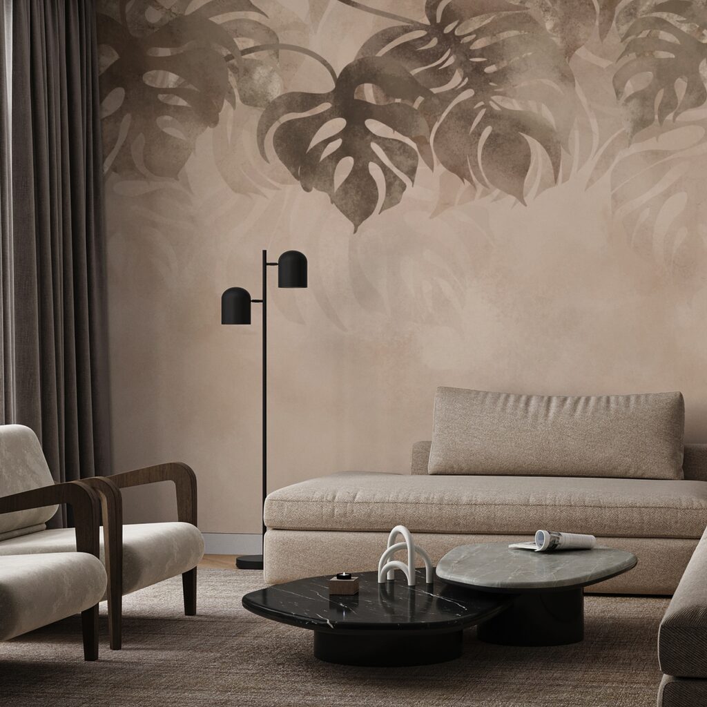 Frunze late care atârnă — interior 2