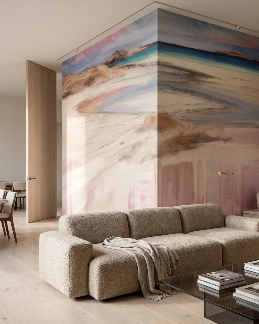 Lumină roz pe mare — interior 4
