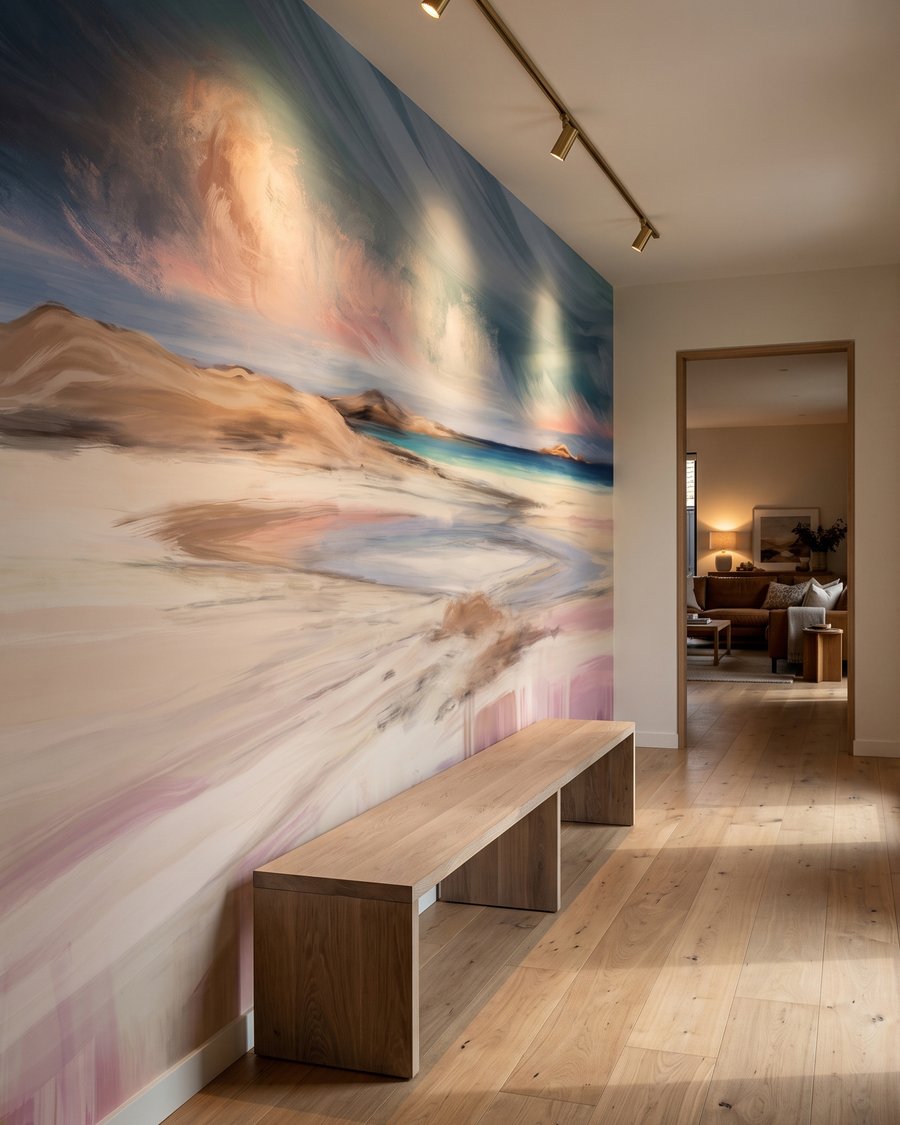 Lumină roz pe mare — interior 6