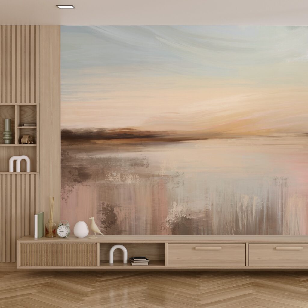 Lac în amurg — interior 1