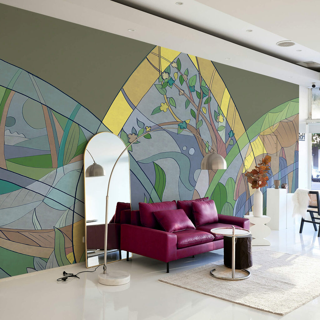 Ramuri în vitraliu — interior 3