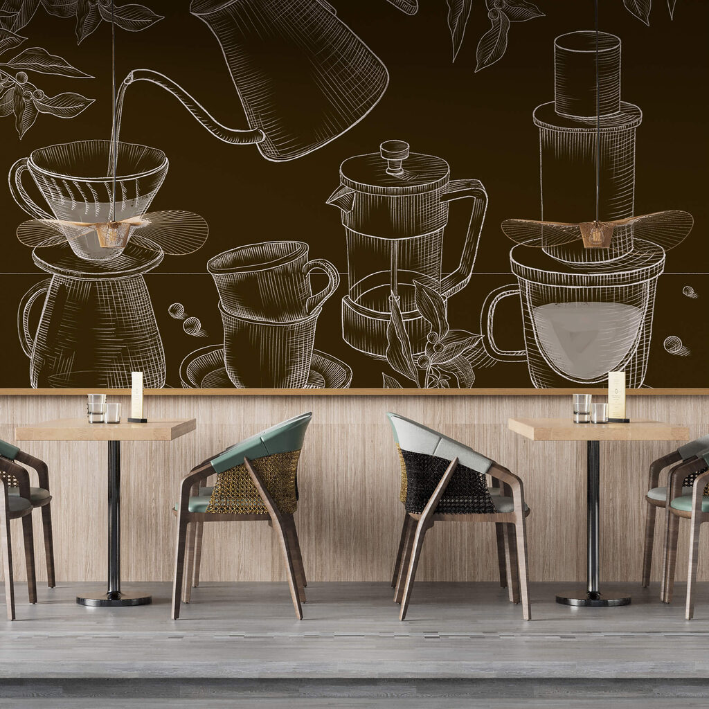 Cafea în linii fine — interior 1