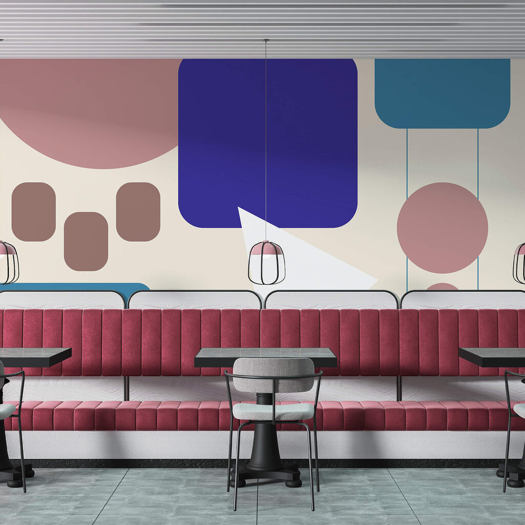 Forme rotunjite colorate — interior 3