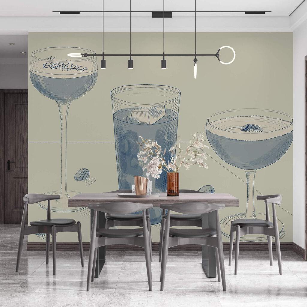 Natură statică cu pahare — interior 2