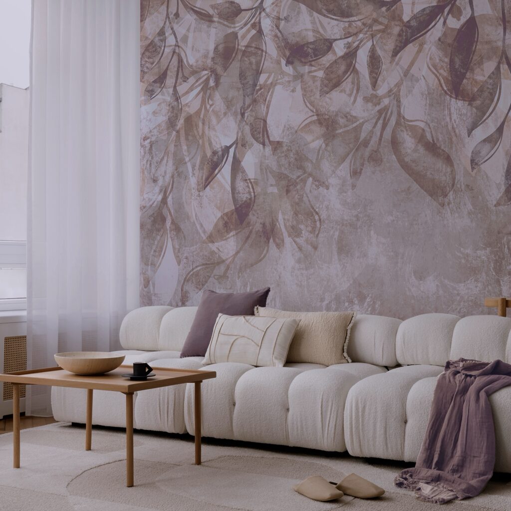 Frunze lungi, tonuri pământii — interior 2