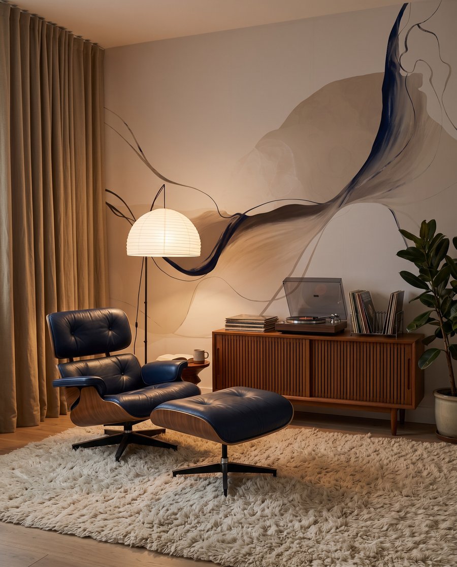 Linii prin spațiu alb — interior 3