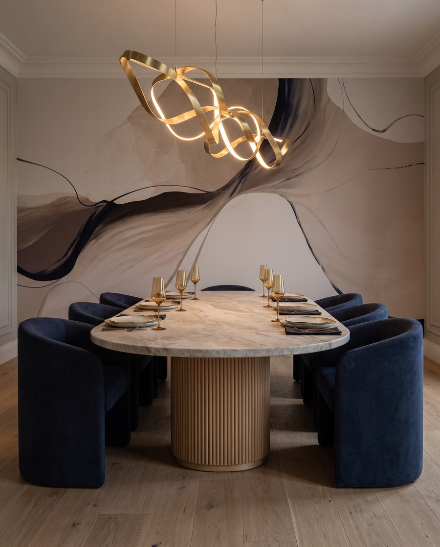 Linii prin spațiu alb — interior 7