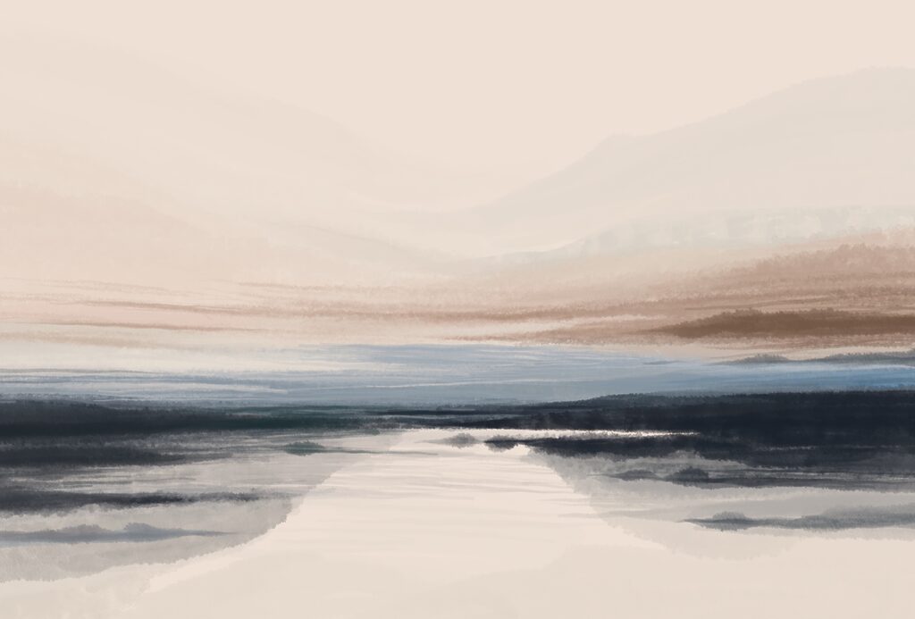 Lac în tușe delicate — design complet
