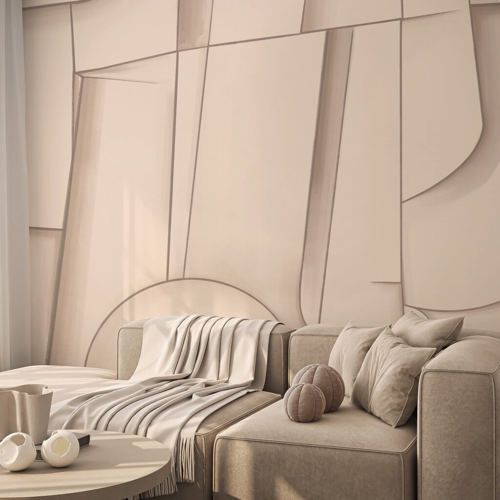 Forme curbate în piersică — interior 1