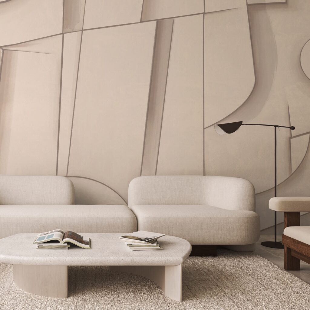 Forme curbate în piersică — interior 2