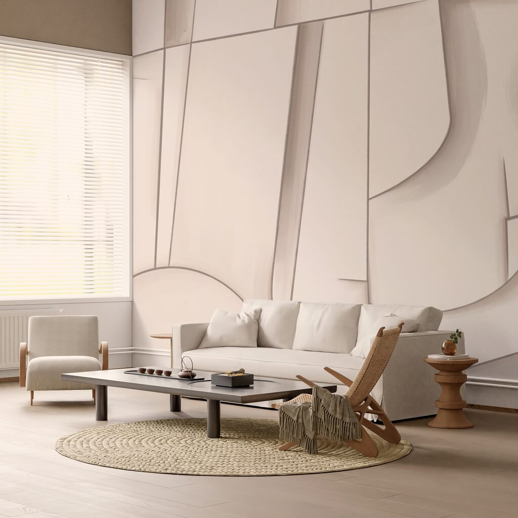 Forme curbate în piersică — interior 3