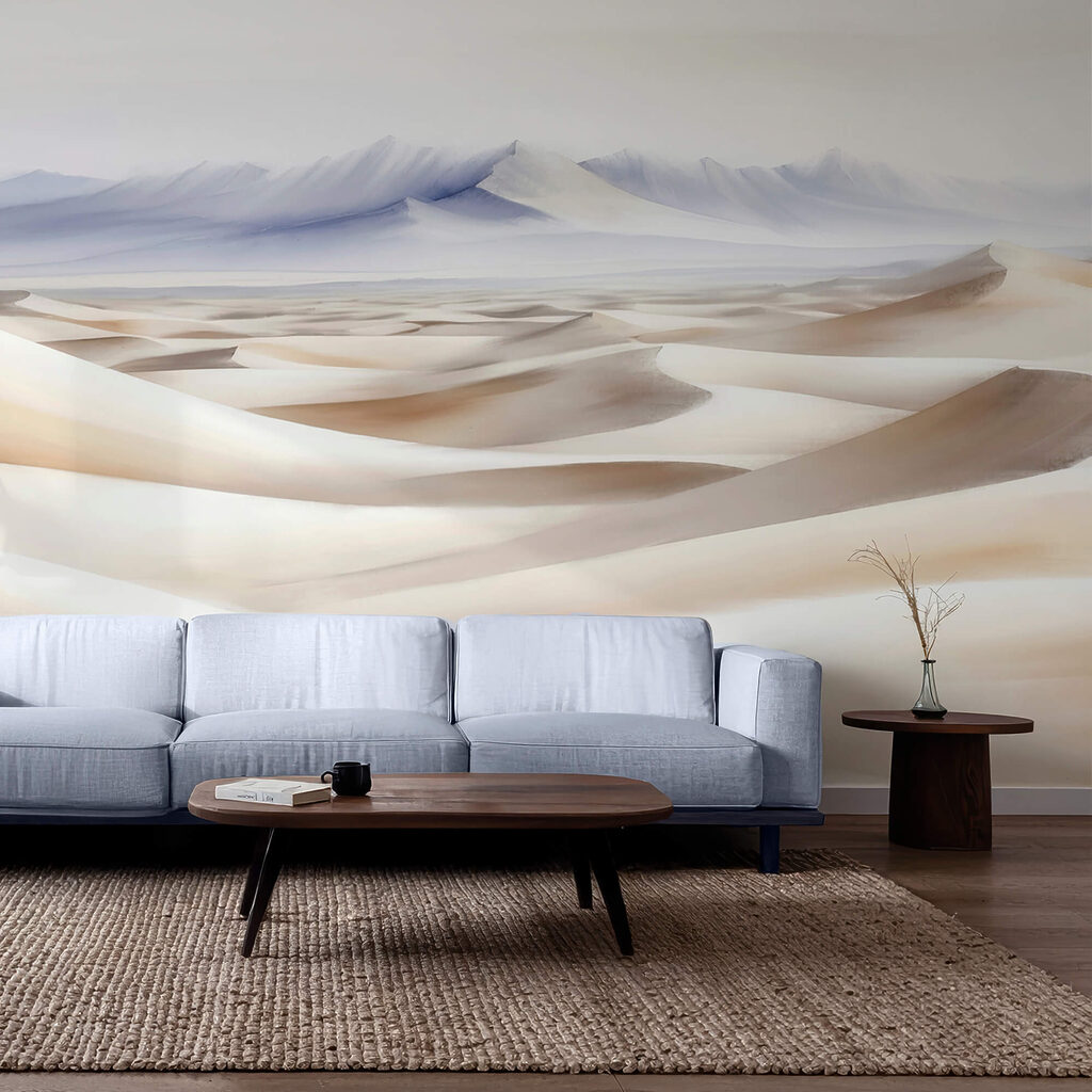 Dune palide și munți — interior 1