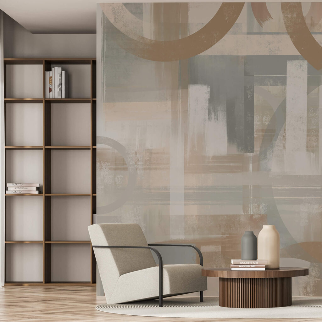 Cercuri între dungi largi — interior 3