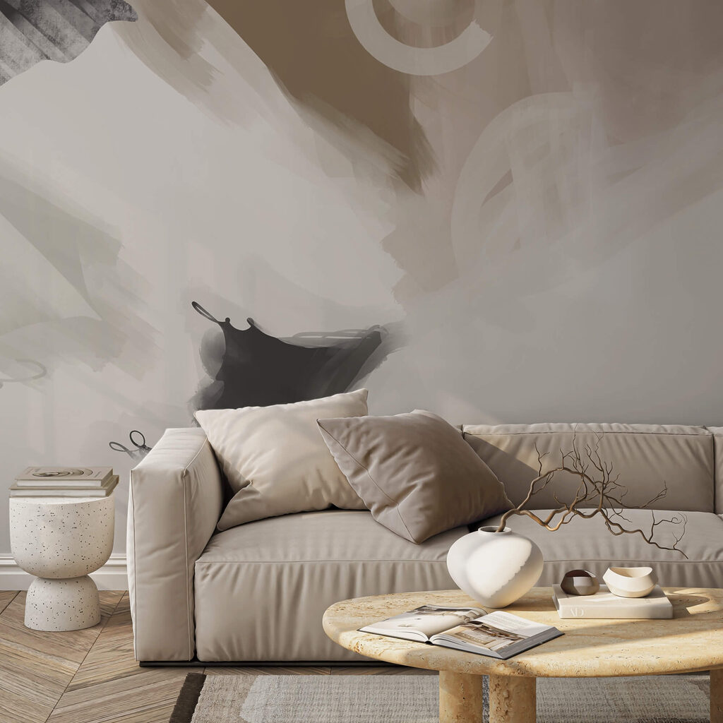 Tușe late în gri — interior 2