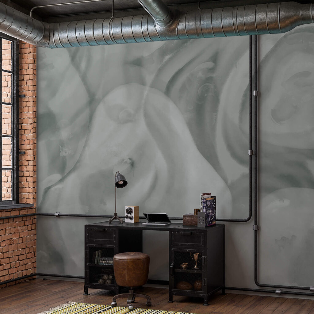 Forme verzi în rotație — interior 3