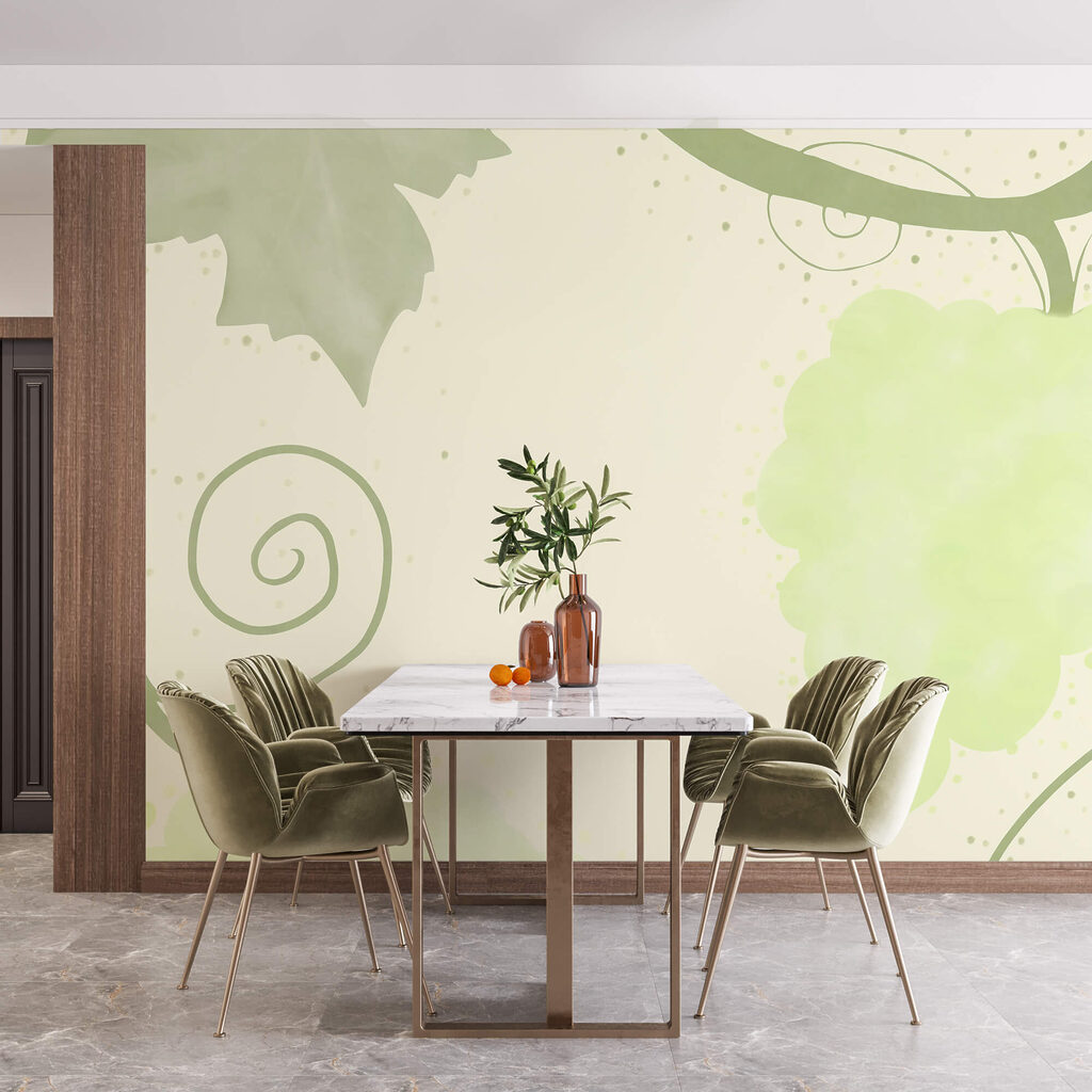 Ramuri de viță verde — interior 1