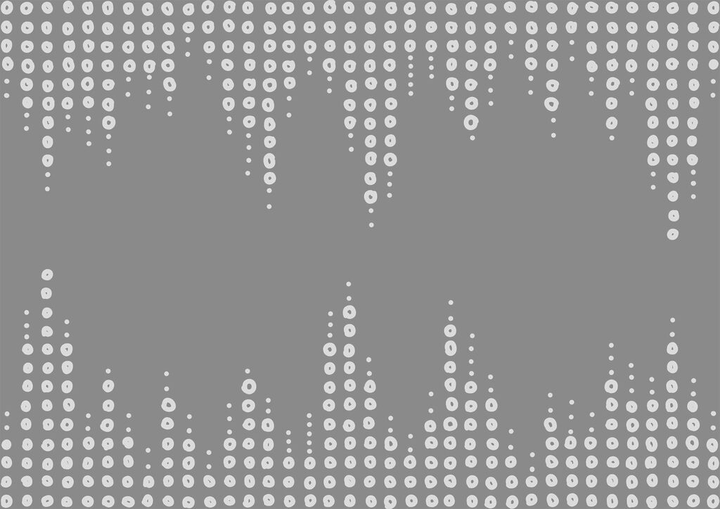 Puncte albe în șiruri — design complet