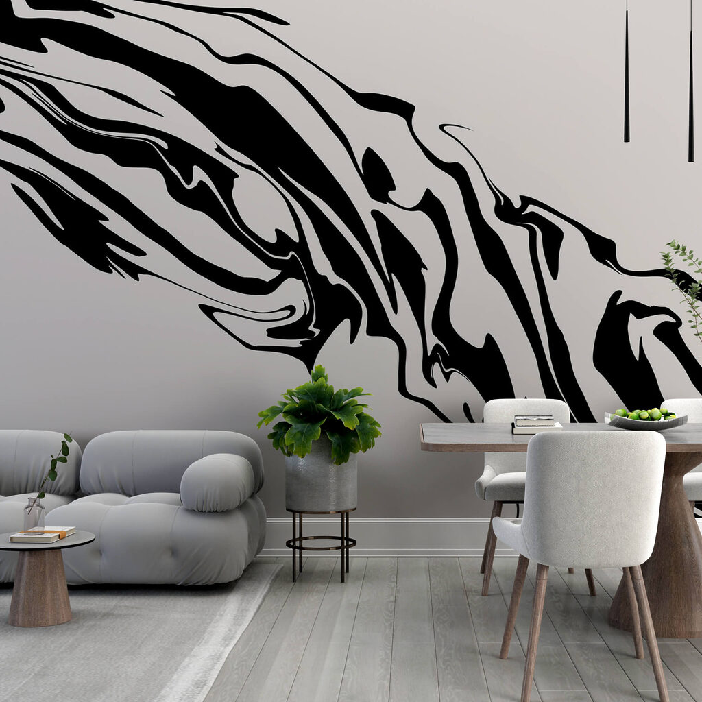 Dungi negre în diagonală — interior 2