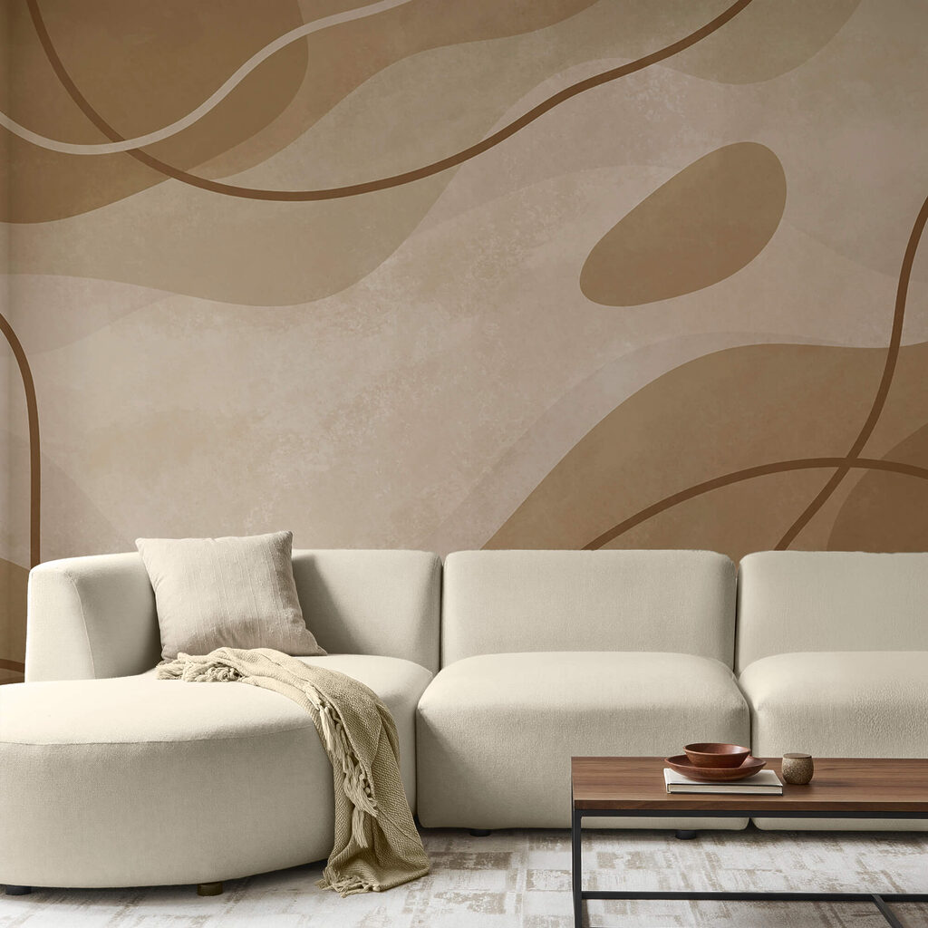 Forme organice și curbe — interior 1