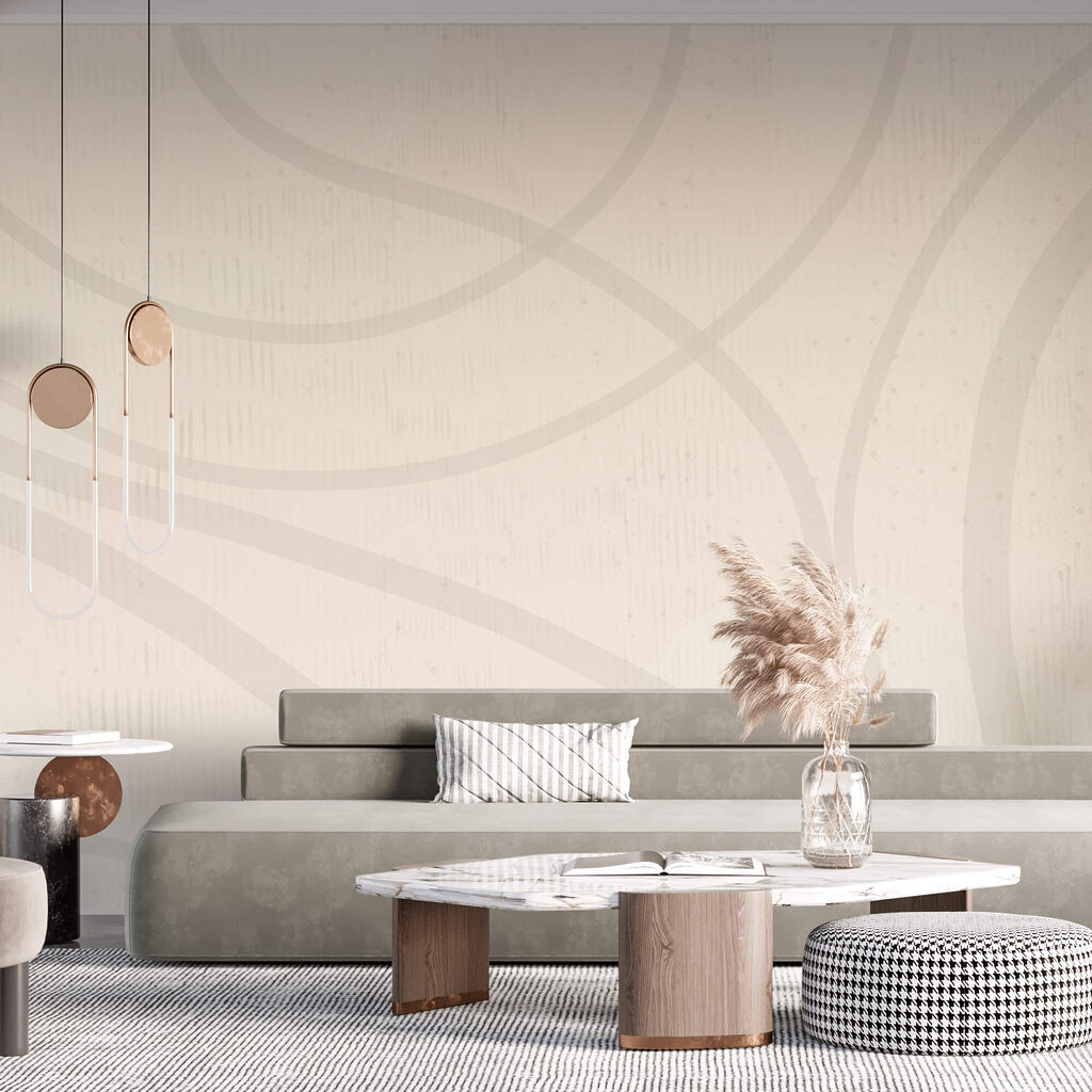 Linii palide în curbe — interior 1