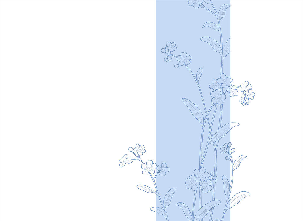 Ramură cu flori — design complet