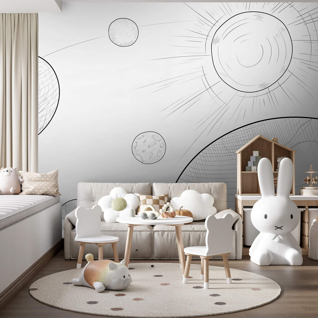 Planete în creion subțire — interior 1