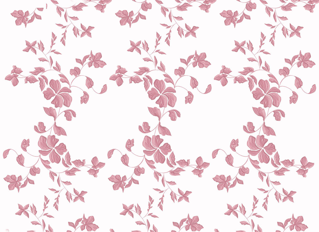 Flori roz ondulate — design complet