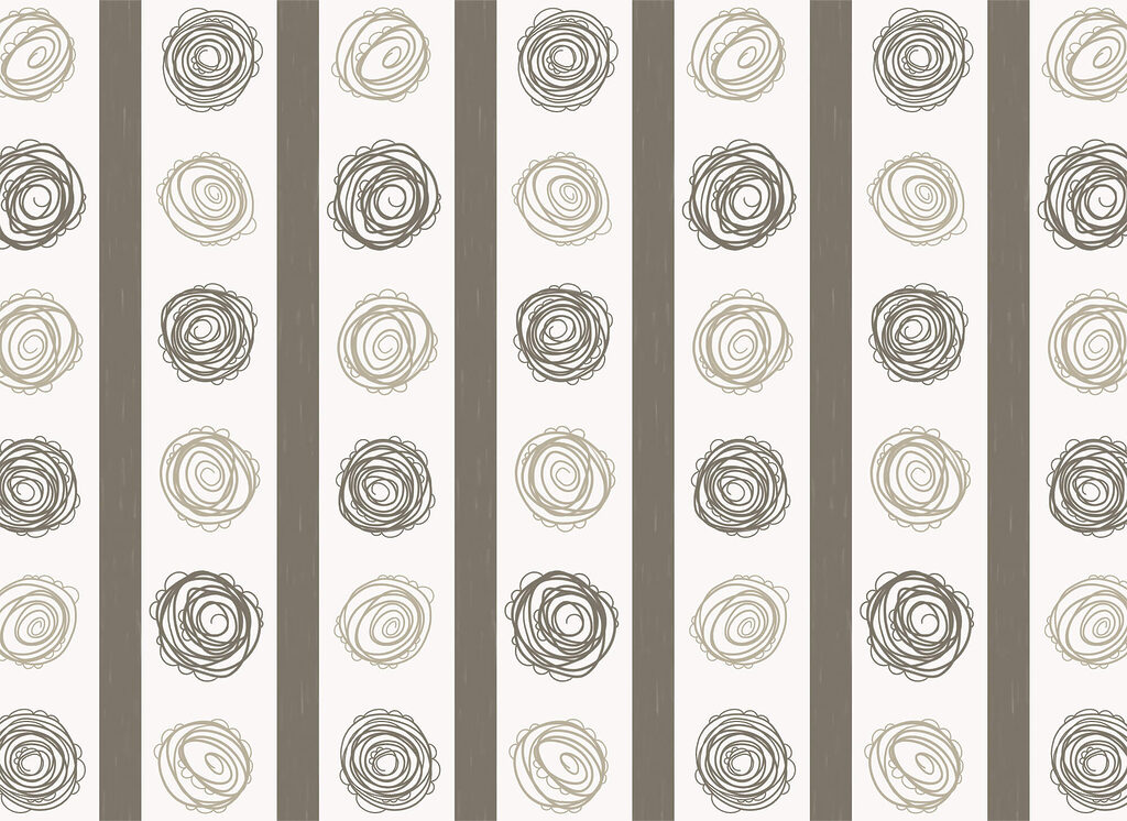 Spirale între dungi — design complet