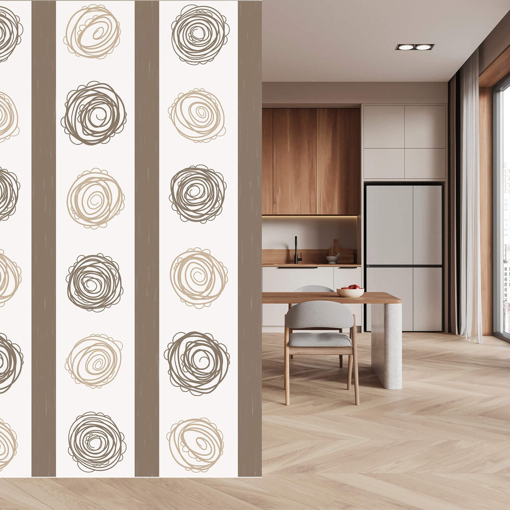 Spirale între dungi — interior 1