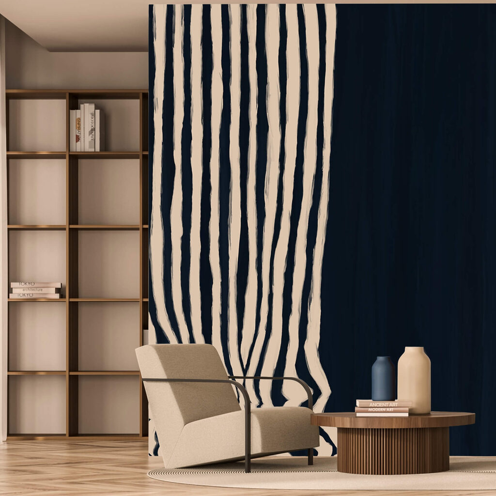Dungi albe pliate — interior 3