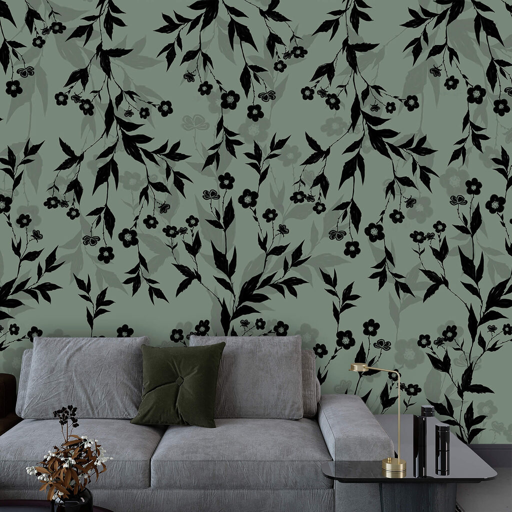 Ramuri negre cu flori — interior 2