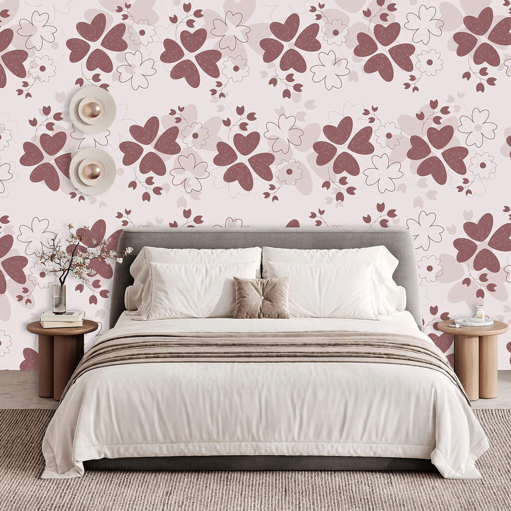 Flori roz care plutesc — interior 1