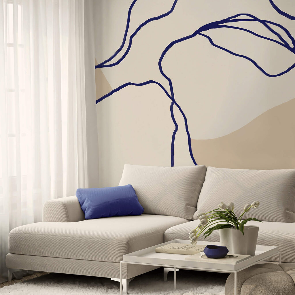 Linii libere pe culori — interior 3