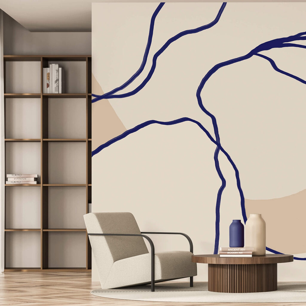 Linii libere pe culori — interior 4