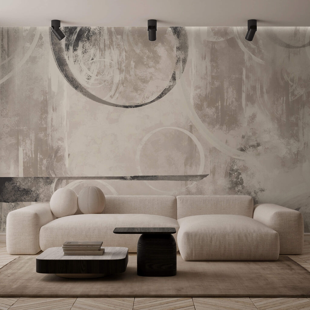 Cercuri pe vopsea uzată — interior 2