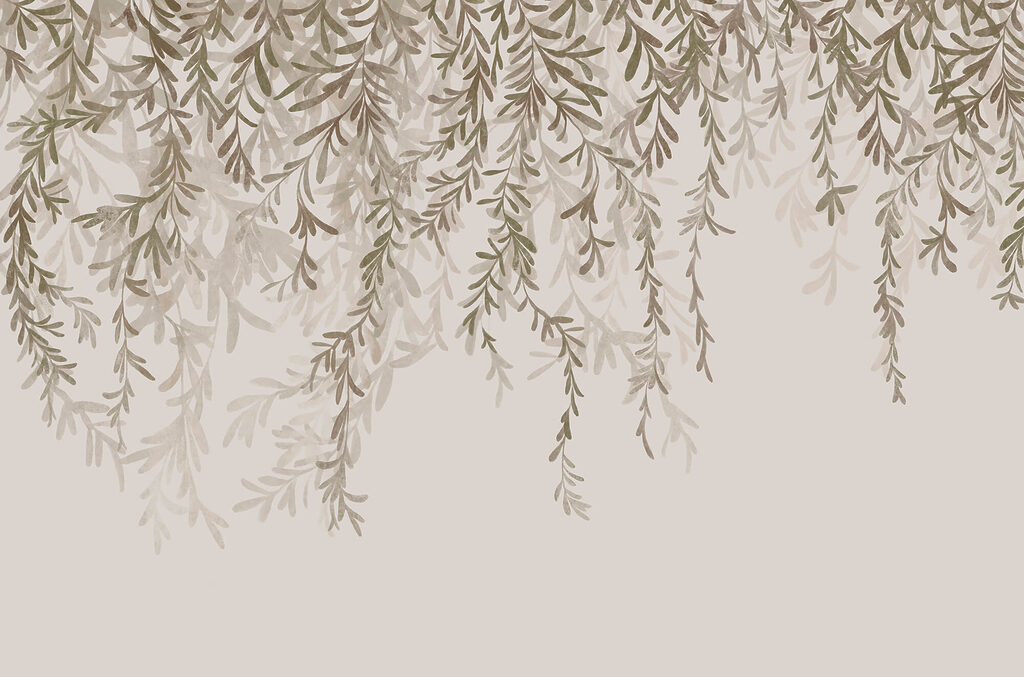 Perdea de frunze fine — design complet