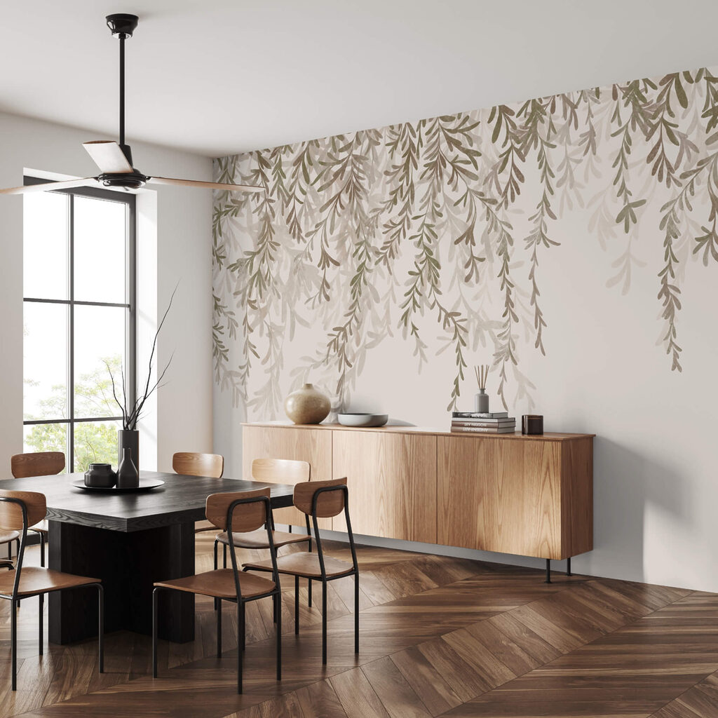 Perdea de frunze fine — interior 3
