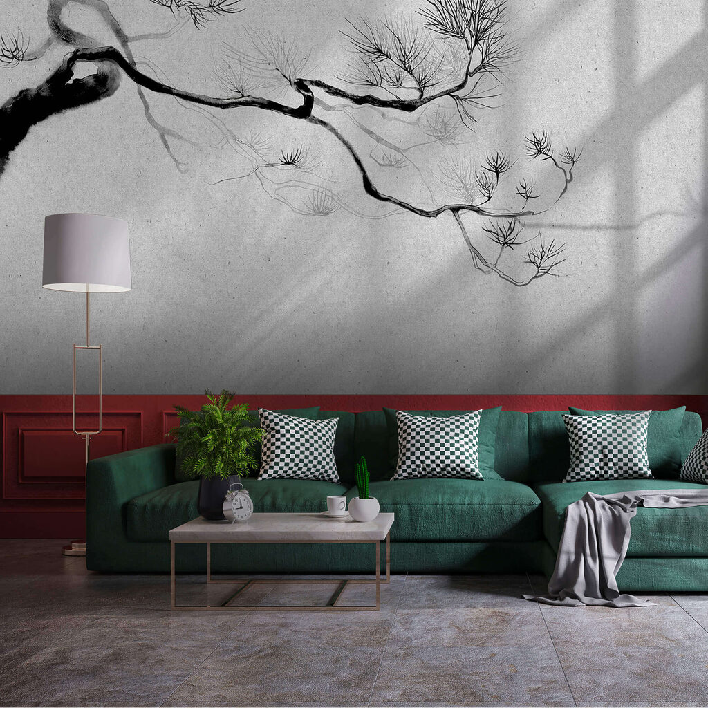 Ramură de conifer — interior 1