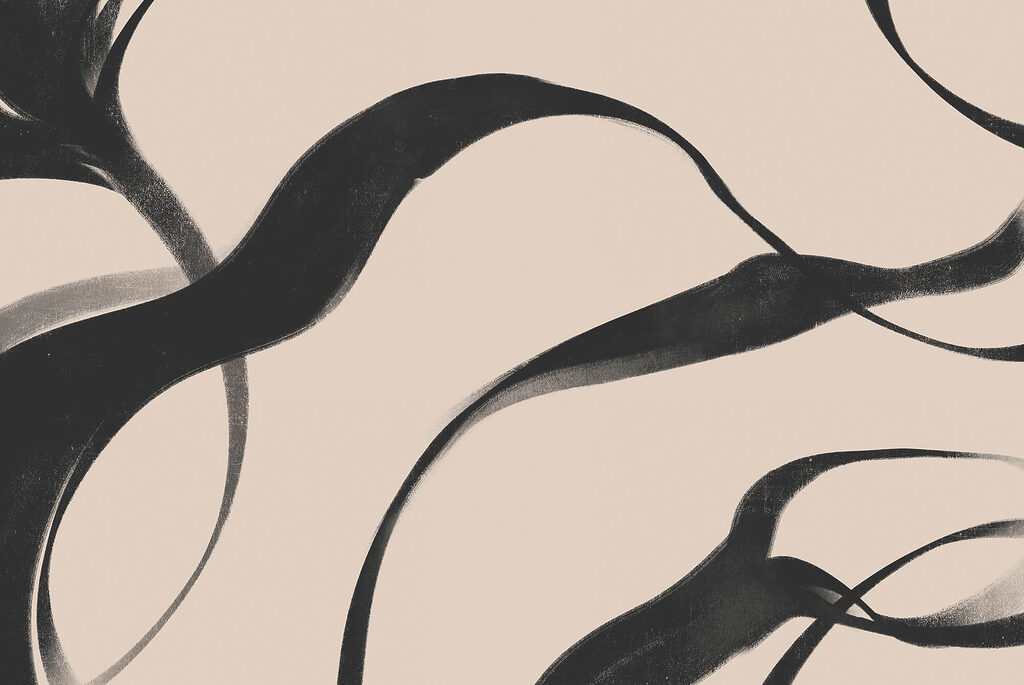 Benzi negre curbate — design complet