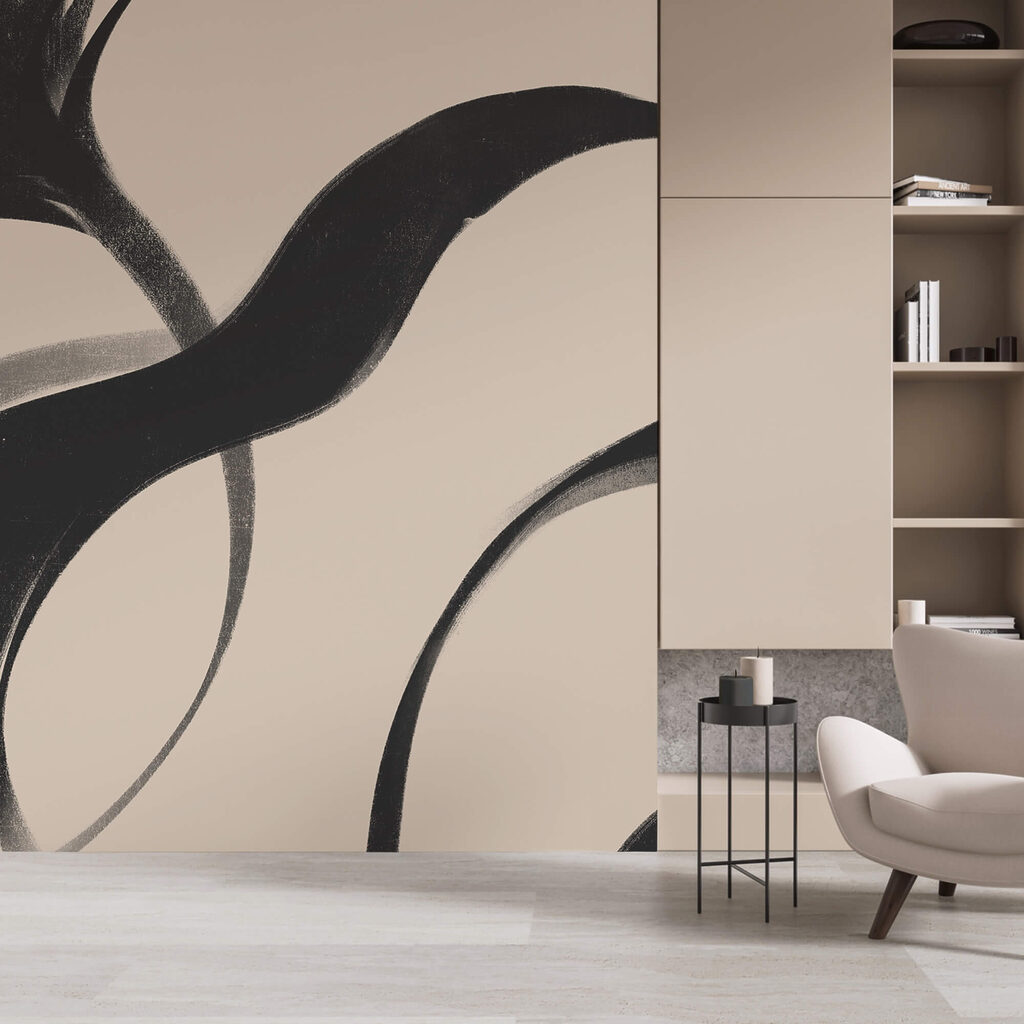 Benzi negre curbate — interior 1