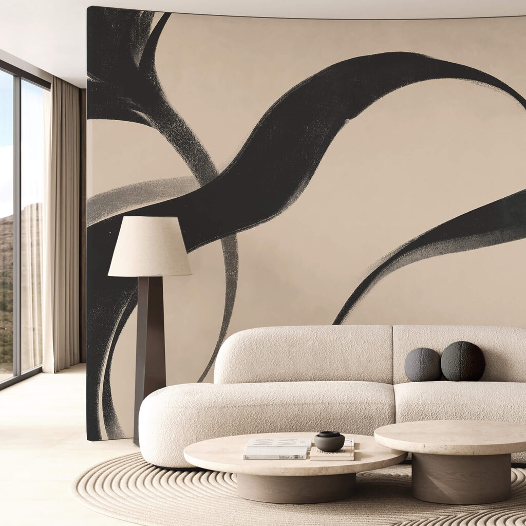 Benzi negre curbate — interior 2
