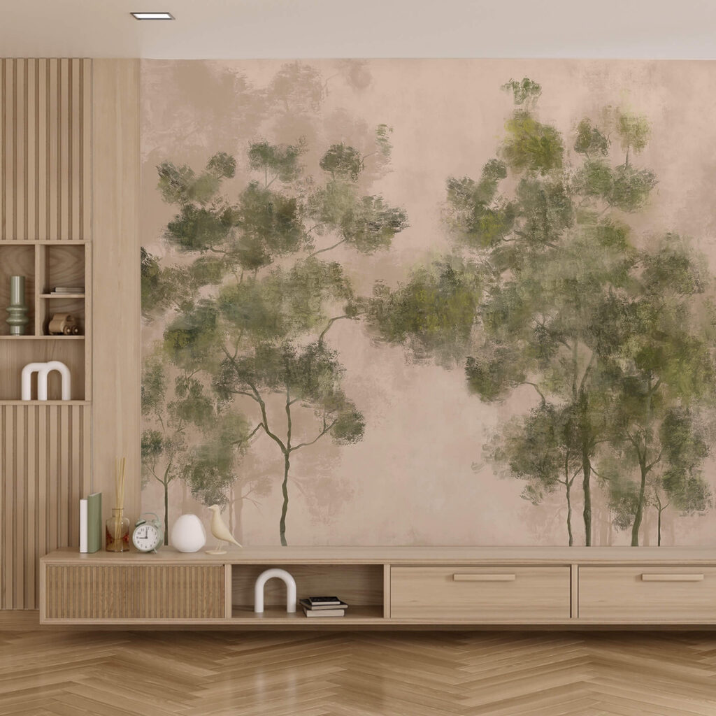 Copaci înalți în verde — interior 1