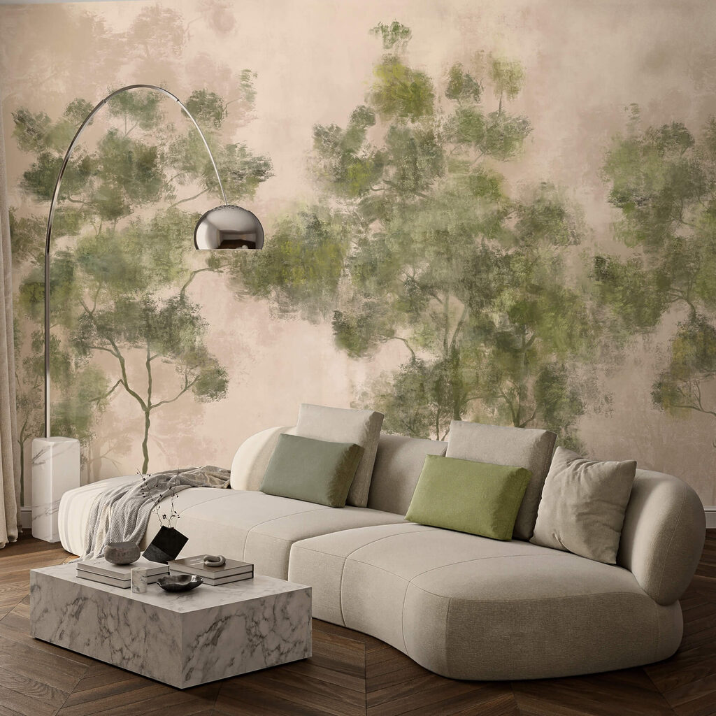 Copaci înalți în verde — interior 2